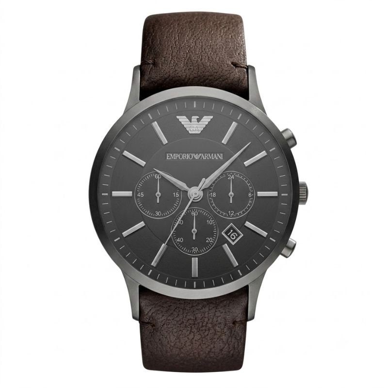 EMPORIO ARMANI - Relogio Emporio Armani Masculino Em Couro Ref: AR-2462