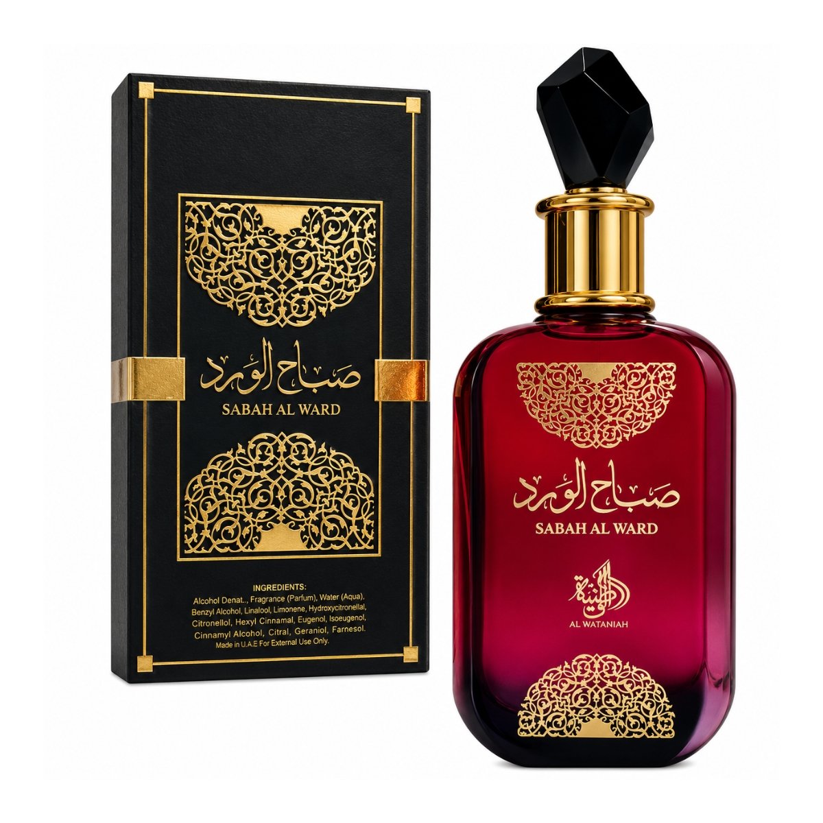 SABAH AL WARD - Sabah Al Ward Al Wataniah - Perfume Feminino - Eau de Parfum 100ml