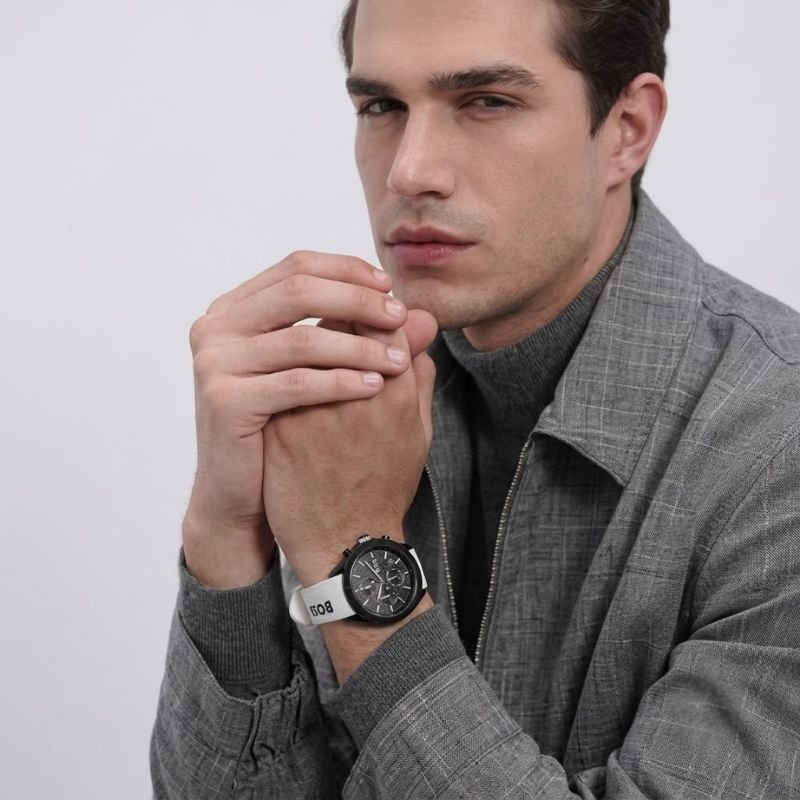 HUGO BOSS - Relógio masculino de silicone Hugo Boss 1513718 - Imagem 3