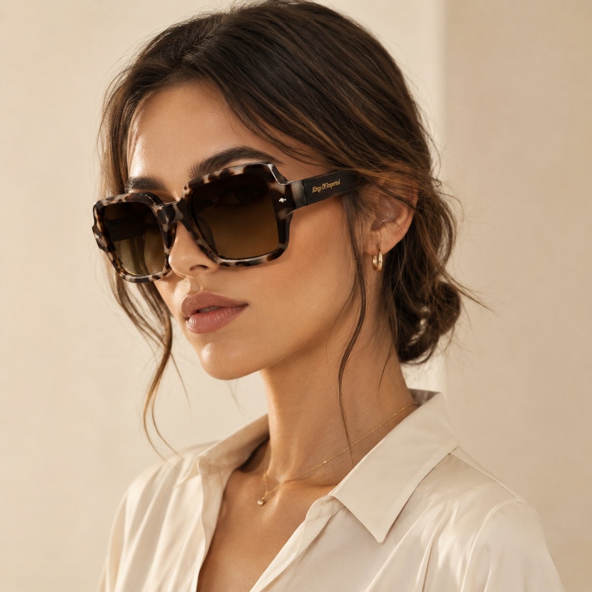 Óculos de Sol Kings Of Imported Feminino - Quadbrown - Imagem 5